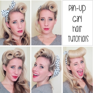 Pin Up Hair Tutorials - Twist Me Pretty