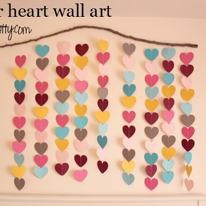 Paper Heart Wall Art - Twist Me Pretty