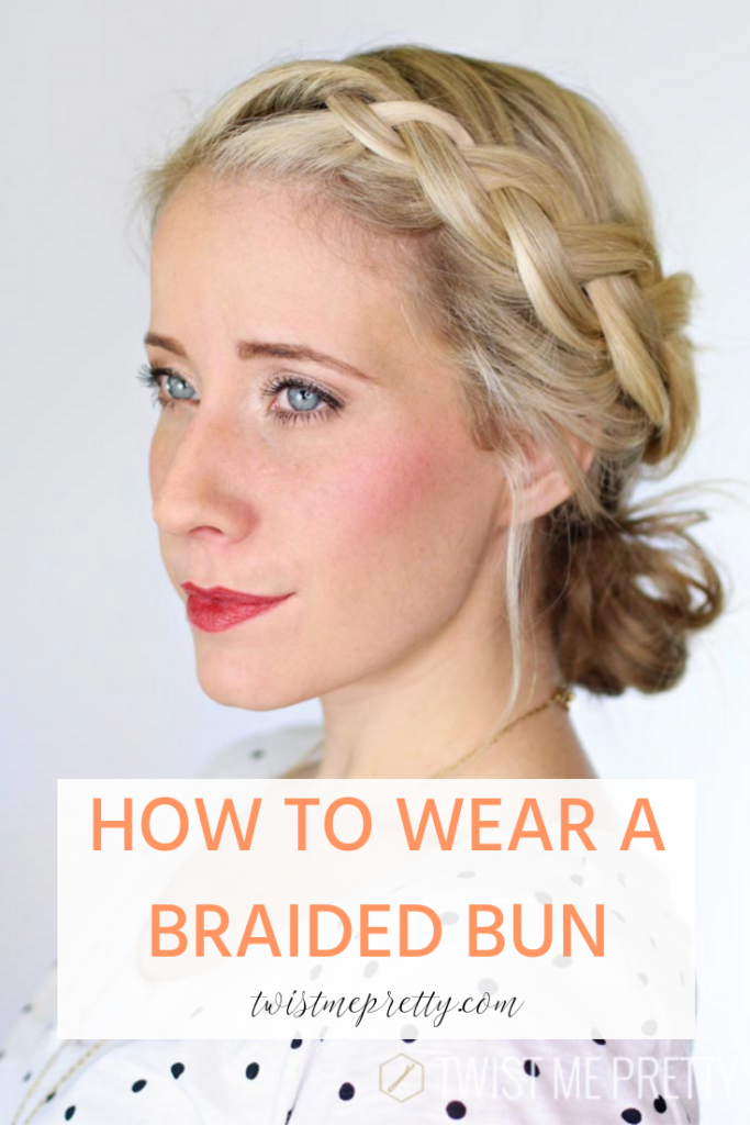 how to do a side french braid bun