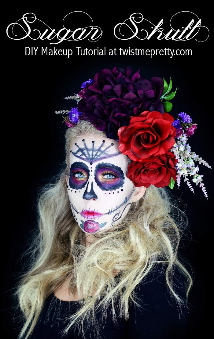 skull masquerade mask makeup