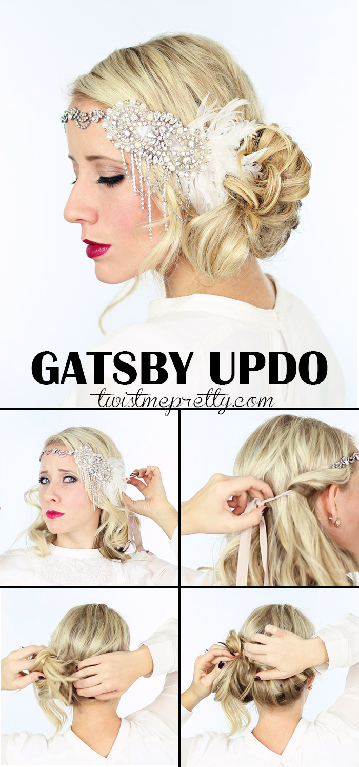 Great Gatsby 1920s Inspired HAIR and MAKEUP  YouTube