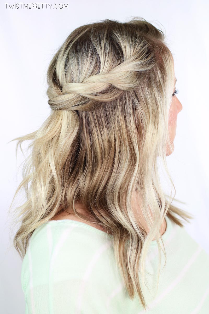 Half-up crown braid – Seton Girls' Hairstyles