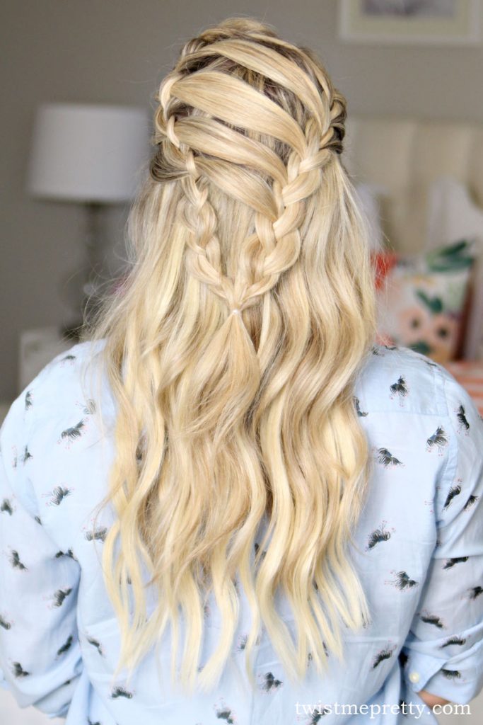 HOW TO: 2 Holiday Hairstyles (Corset braid) - Twist Me Pretty