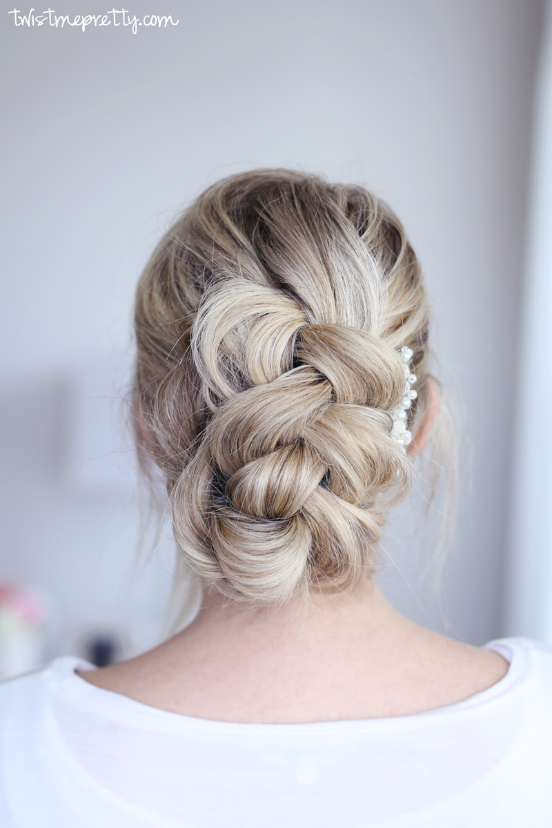 Easy Triple Braided Updo Tutorial - The Effortless Chic