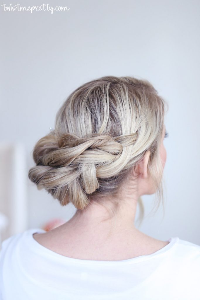 Easy Braided Updo - Twist Me Pretty