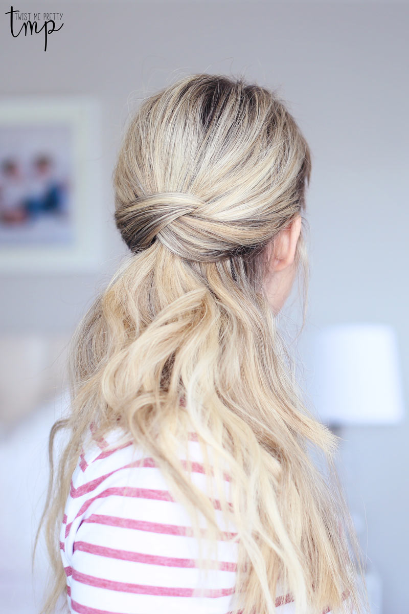 Easy Braided Updo (in 5 minutes or less) - Charlotte Mason Motherhood