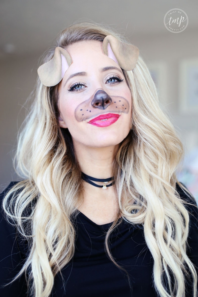 How to Puppy Dog Makeup Tutorial Twist Me Pretty