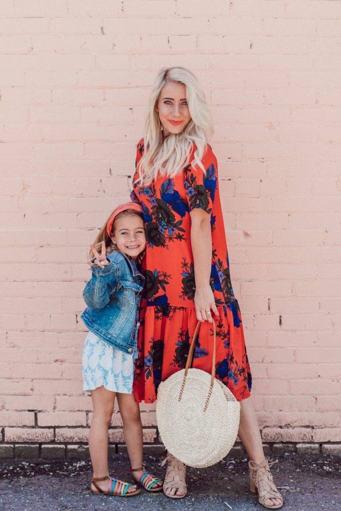 Wearing Big, Bright and Colorful Floral Patterns with your Mini ...