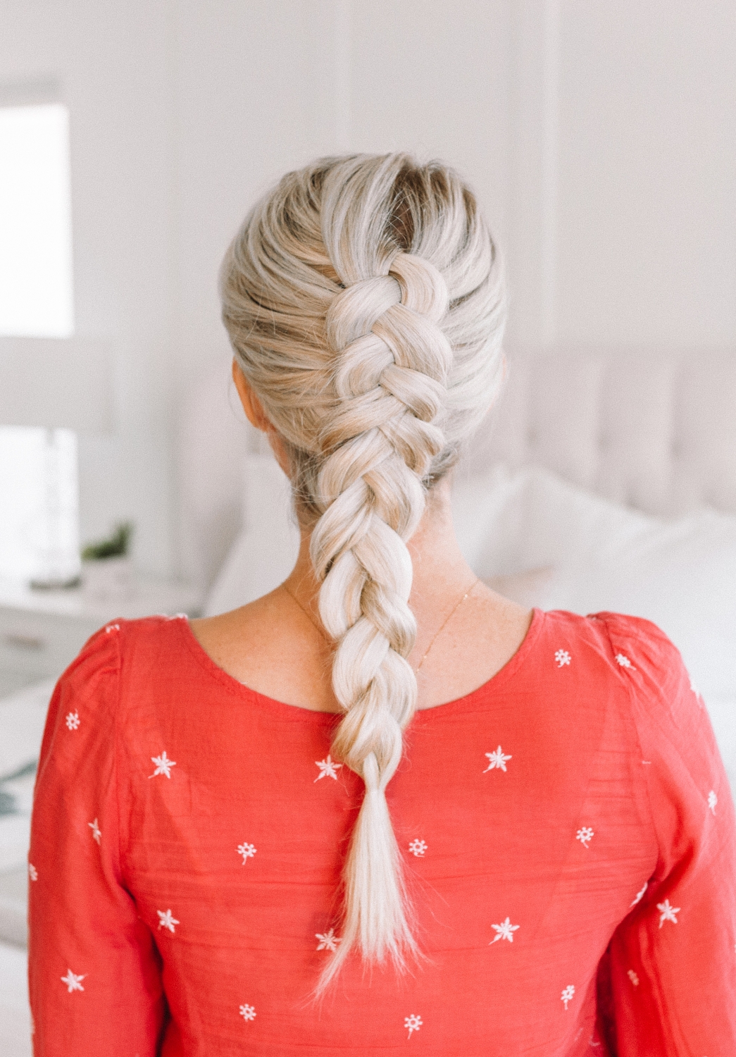 Three Dutch braids into one massive braid. Two braids across the top of her  head that meet in the middle, one that starts at the … | Two braids, Dutch  braid, Braids
