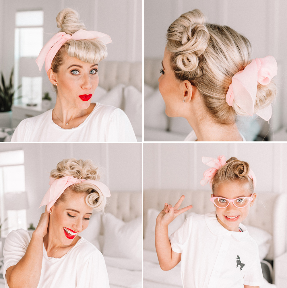 Vintage 50 S Hairstyles For Halloween Twist Me Pretty