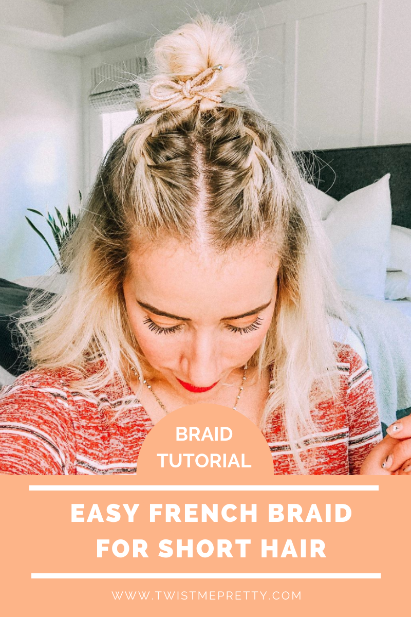 this hairstyle took me 2 mins !!! If you can't french braid you can al... |  TikTok