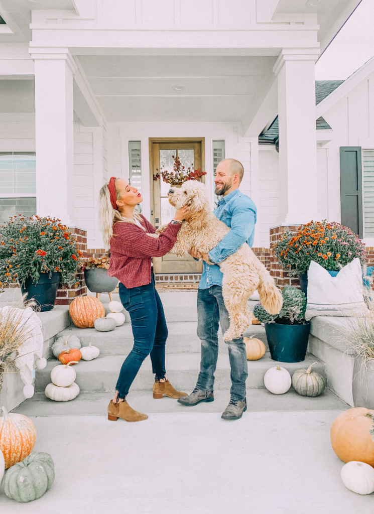 How I Decorated My Front Porch for Fall - Twist Me Pretty