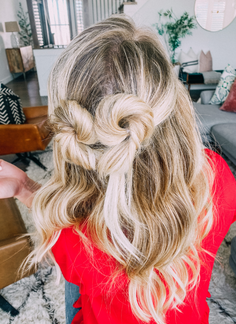 Easy Heart Hairstyle for Valentine's Day - Twist Me Pretty