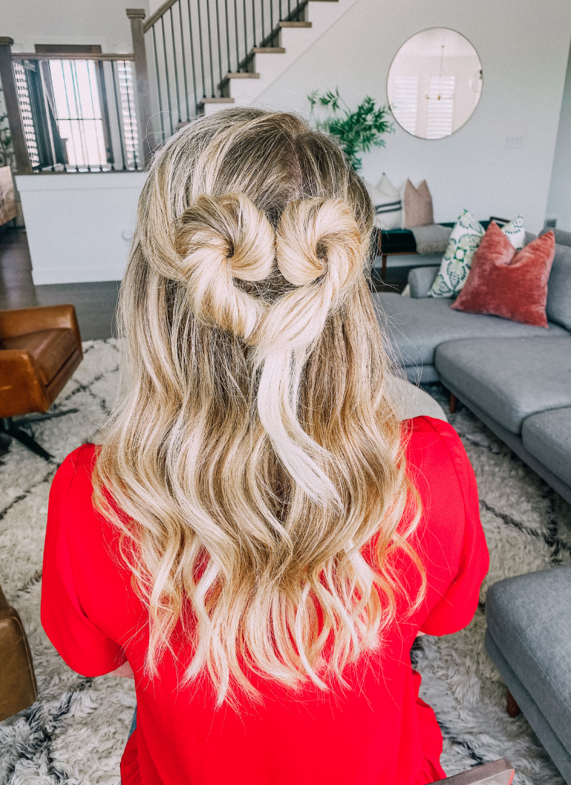 Easy Heart Hairstyle For Valentines Day Twist Me Pretty 2538