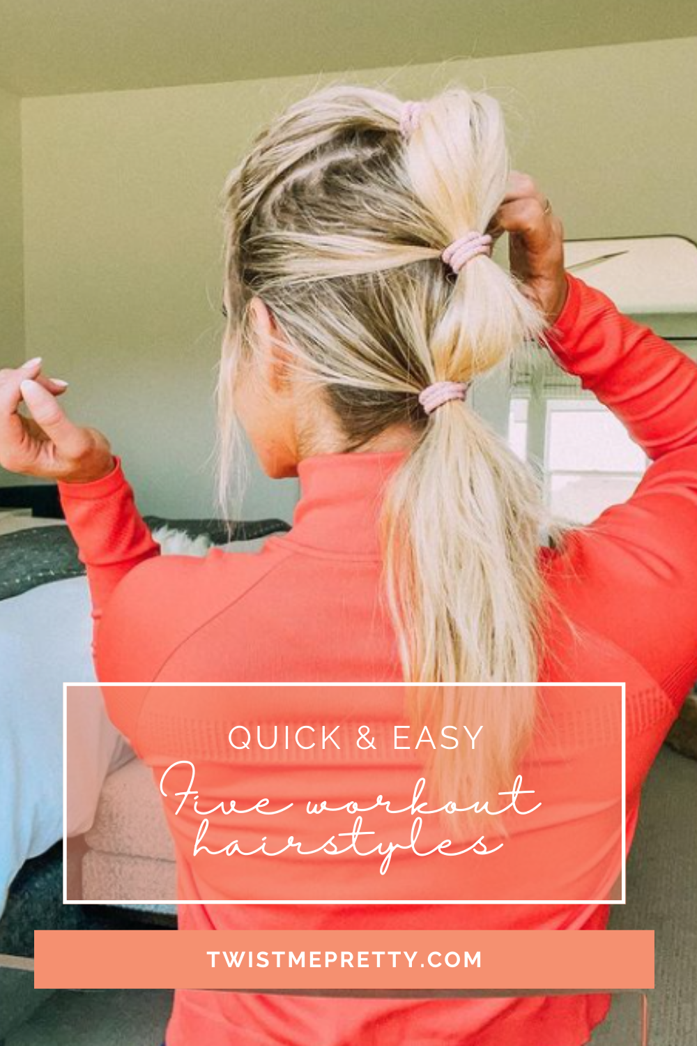Quick and Easy Gym Hair - AllDayChic | Прически, Быстрые прически, Идеи  причесок