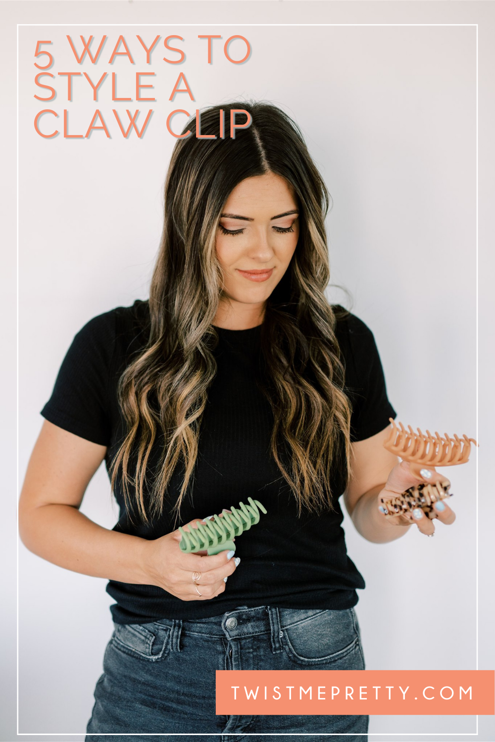 how to wear alligator hair clips