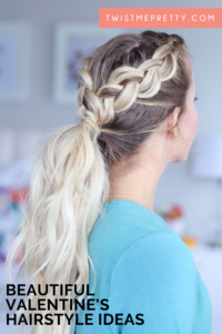 beautiful valentine's hairstyle ideas. www.twistmepretty.com